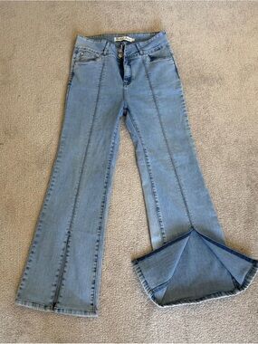 Machine Light Blue Flare Jeans
